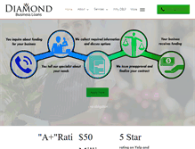 Tablet Screenshot of diamondbl.com